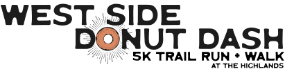 West Side Donut Dash 5k Trail Run Logo